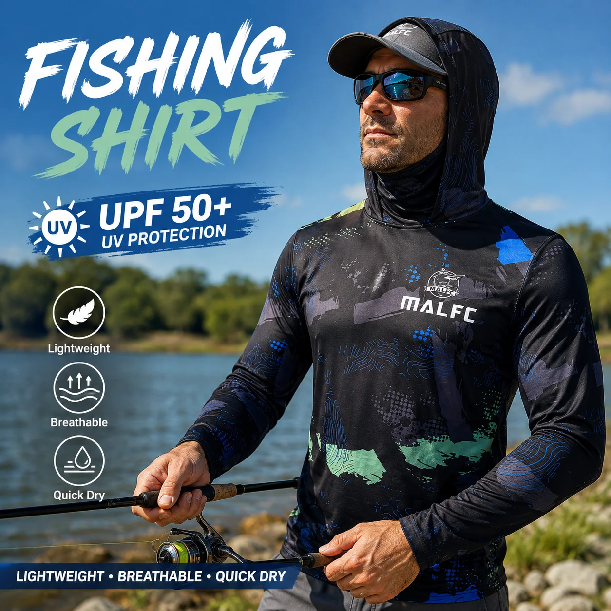 Erkekler için UPF 50+ UV Korum - Fishing Mask Sun Protection incelemesi ve fiyatı