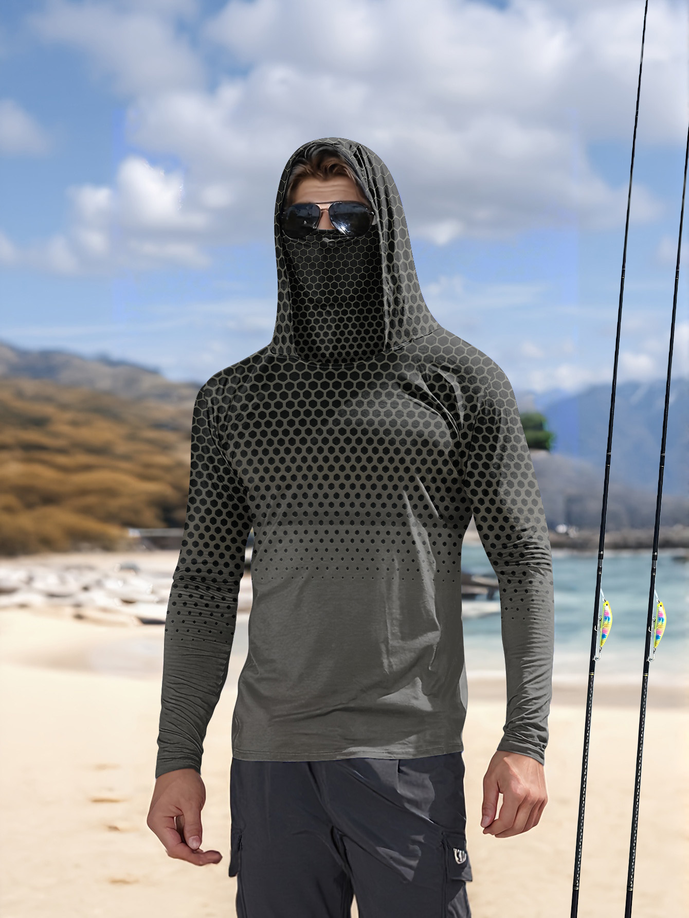 Erkek Yazlık UPF50+ Balıkçı Ka - Fishing Hoodie incelemesi ve fiyatı